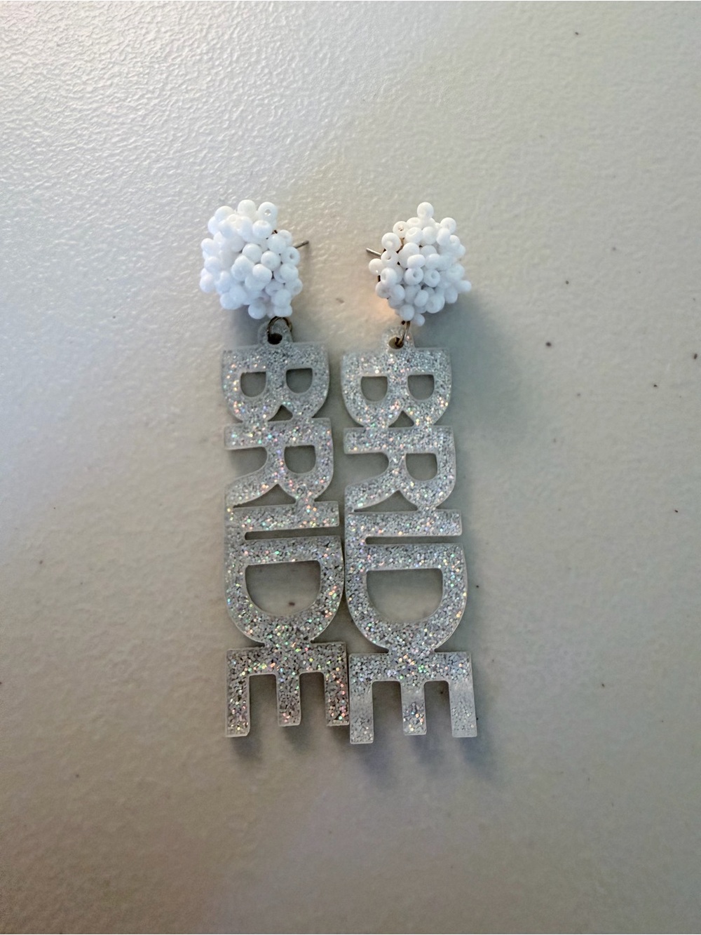 Bride drop dangle earrings
